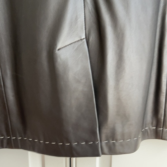 Dana Buchman leather jacket size 4 - Picture 13 of 15